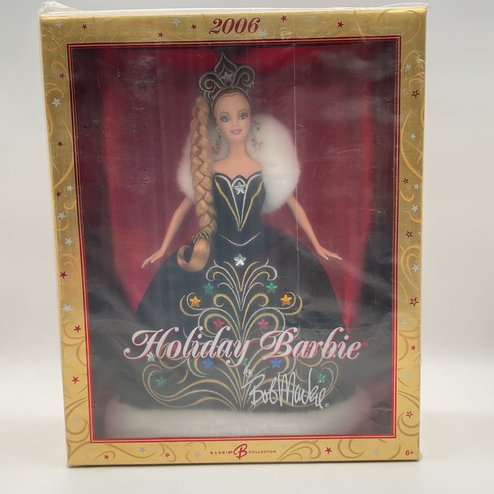 Barbie 2006 Holiday Doll in Black and Gold